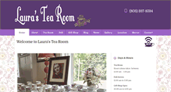Desktop Screenshot of laurastearoom.com